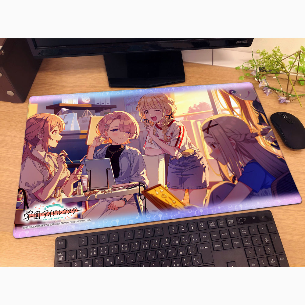 学園アイドルマスター ラバーマット オシャレもメイクも♪【予約商品】