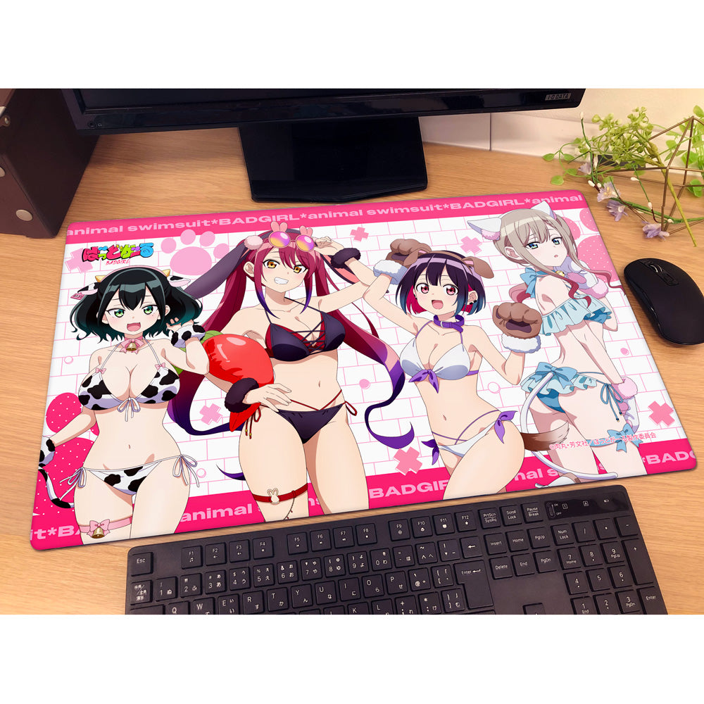 ばっどがーる 描き下ろしラバーマット アニマル水着【予約商品】
