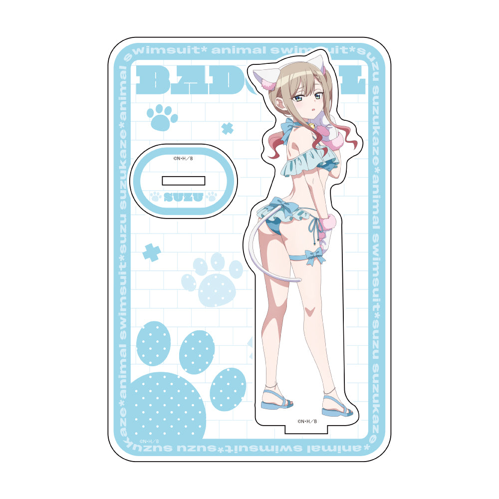 ばっどがーる 描き下ろしアクリルスタンド 涼風涼/アニマル水着【予約商品】