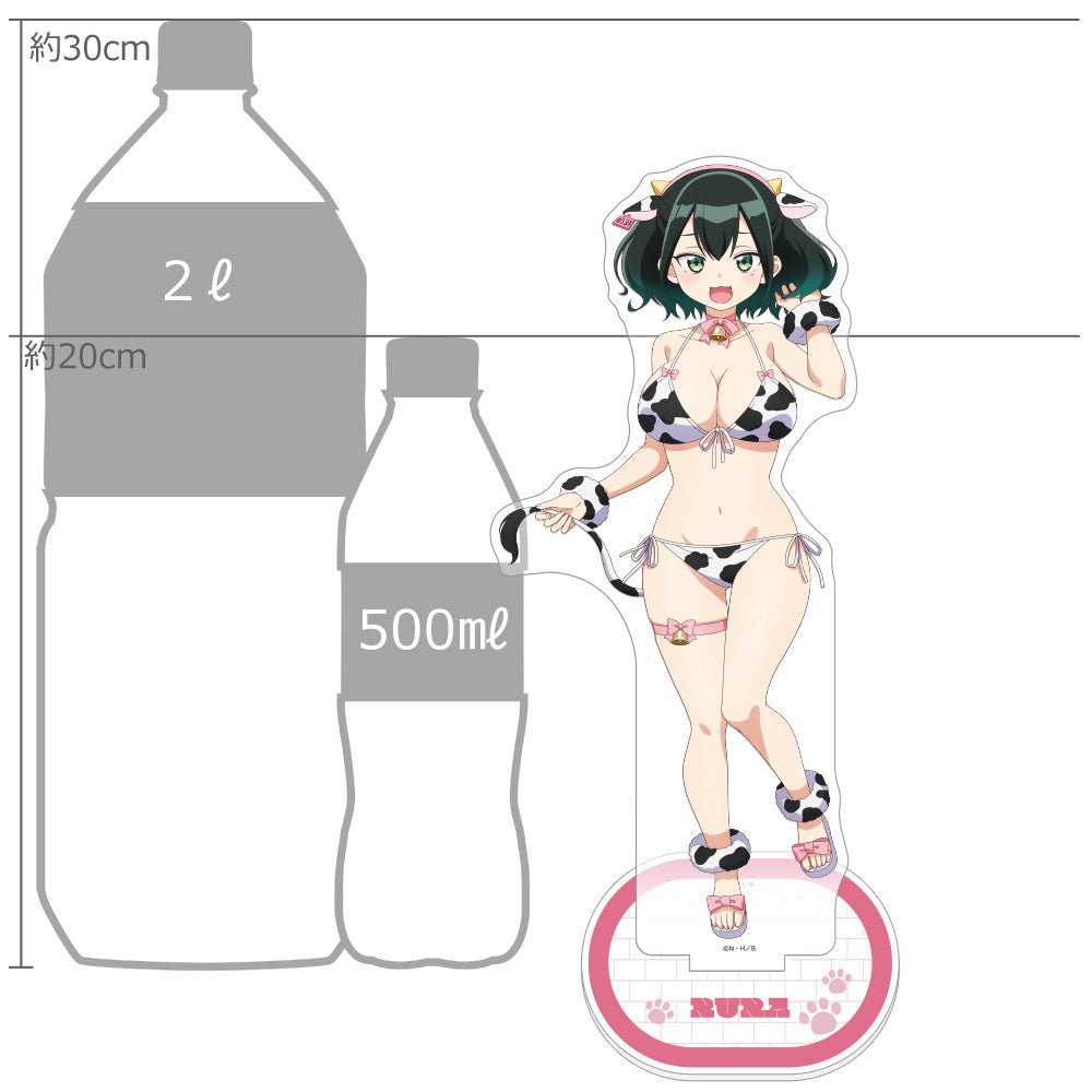 ばっどがーる 描き下ろし特大アクリルスタンド 瑠璃葉るら/アニマル水着【予約商品】