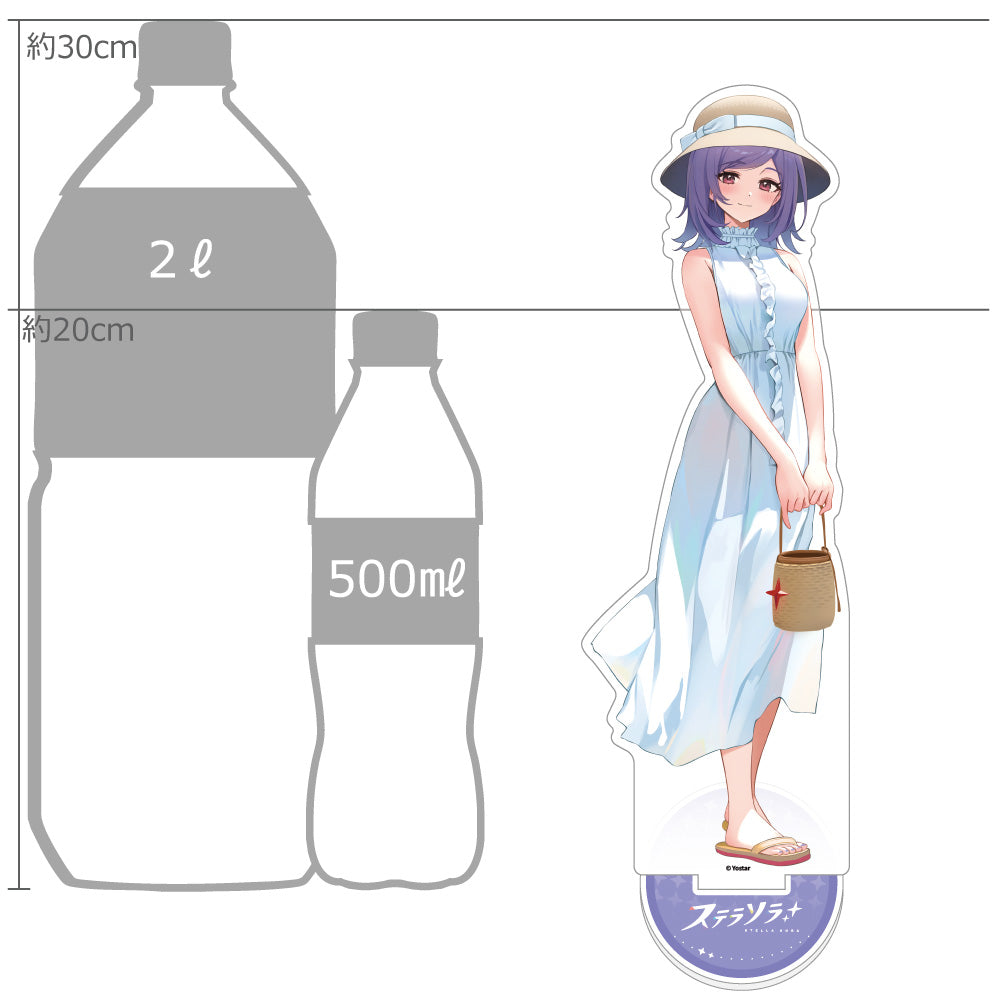 ステラソラ 描き下ろし特大アクリルスタンド アヤメ/夏服【予約商品】