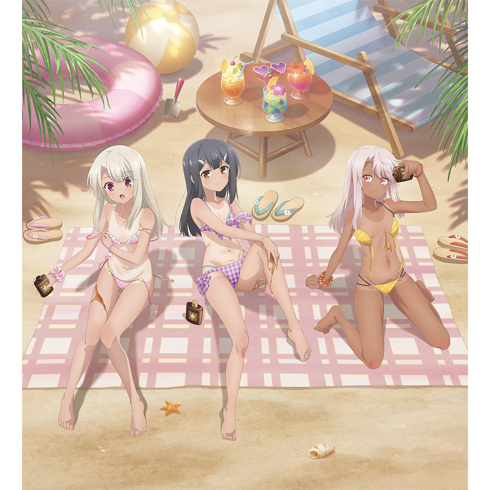 劇場版Fate/kaleid liner プリズマ☆イリヤ Licht 名前の無い少女 描き下ろし複製原画 イリヤ&美遊&クロエ/日焼け【予約商品】