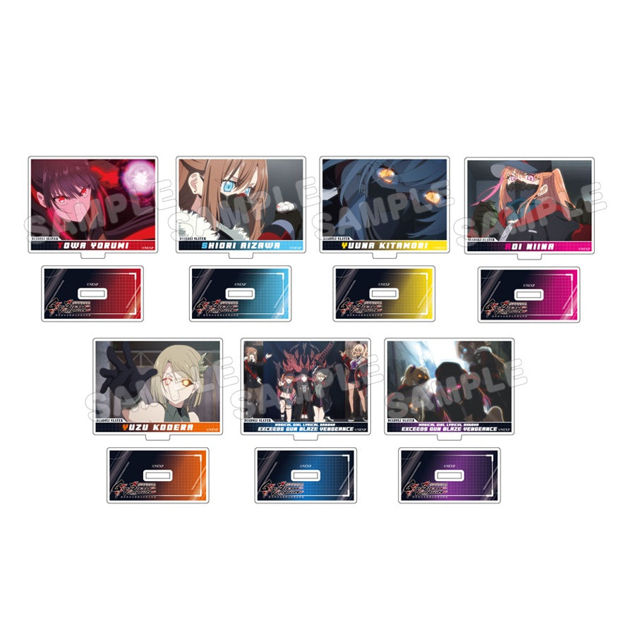 【Box/7】魔法少女リリカルなのは EXCEEDS Gun Blaze Vengeance トレーディング場面写アクリルスタンド A【予約商品】