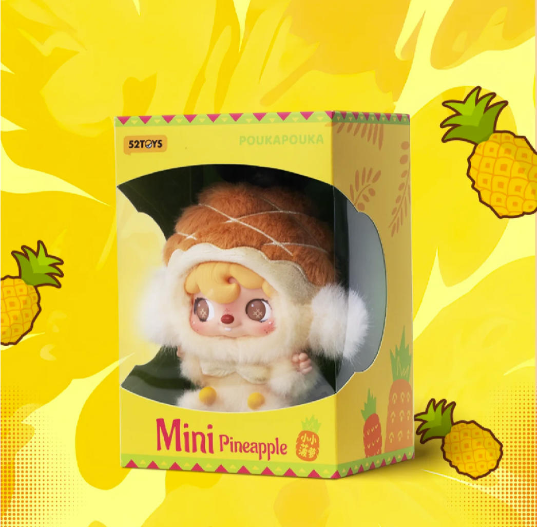 007_52TOYS POUKAPOUKA パイナップル ぬいぐるみストラップ【予約商品】