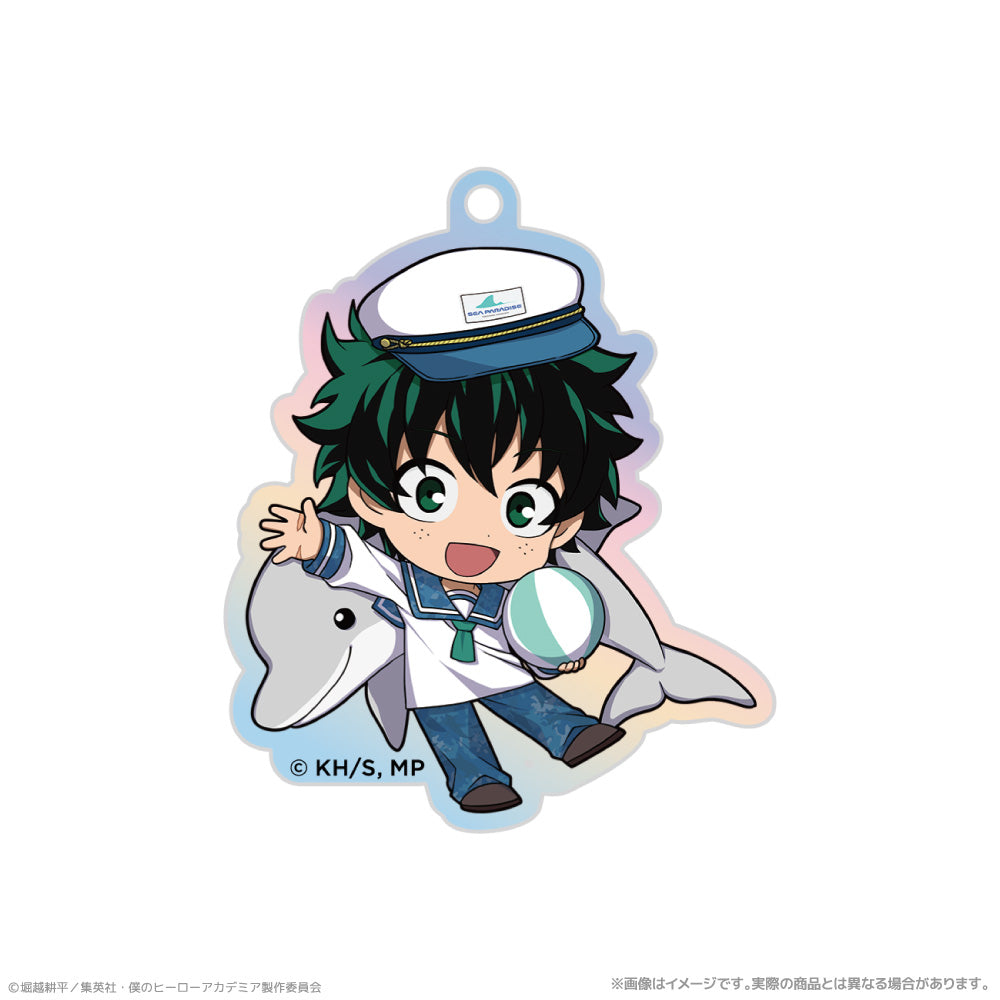 僕のヒーローアカデミア オーロラアクリルキーホルダー 緑谷出久 海の生きものたちと一緒にPLUS ULTRA【予約商品】