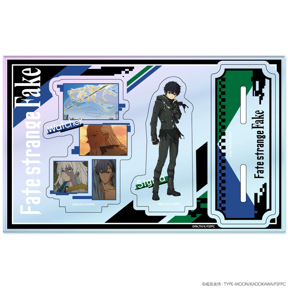 Fate/strange Fake オーロラアクリルニコスタンド シグマ&ウォッチャー【予約商品】