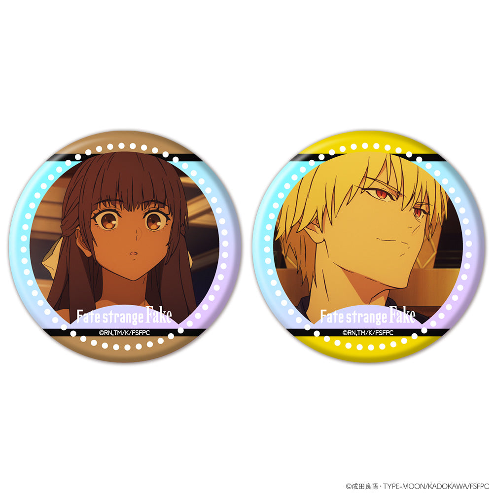 Fate/strange Fake オーロラ缶バッジ2個セット ティーネ&アーチャー