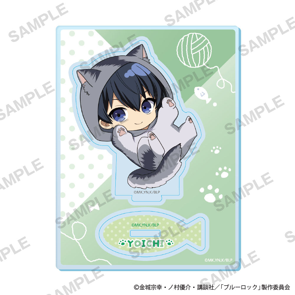 ブルーロック ミニキャラアクリルスタンド 着ぐるみ猫Ver. 潔世一【予約商品】