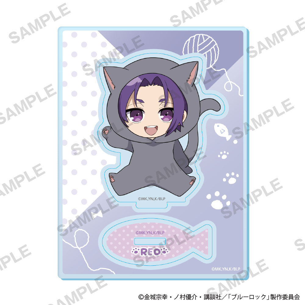 ブルーロック ミニキャラアクリルスタンド 着ぐるみ猫Ver. 御影玲王【予約商品】