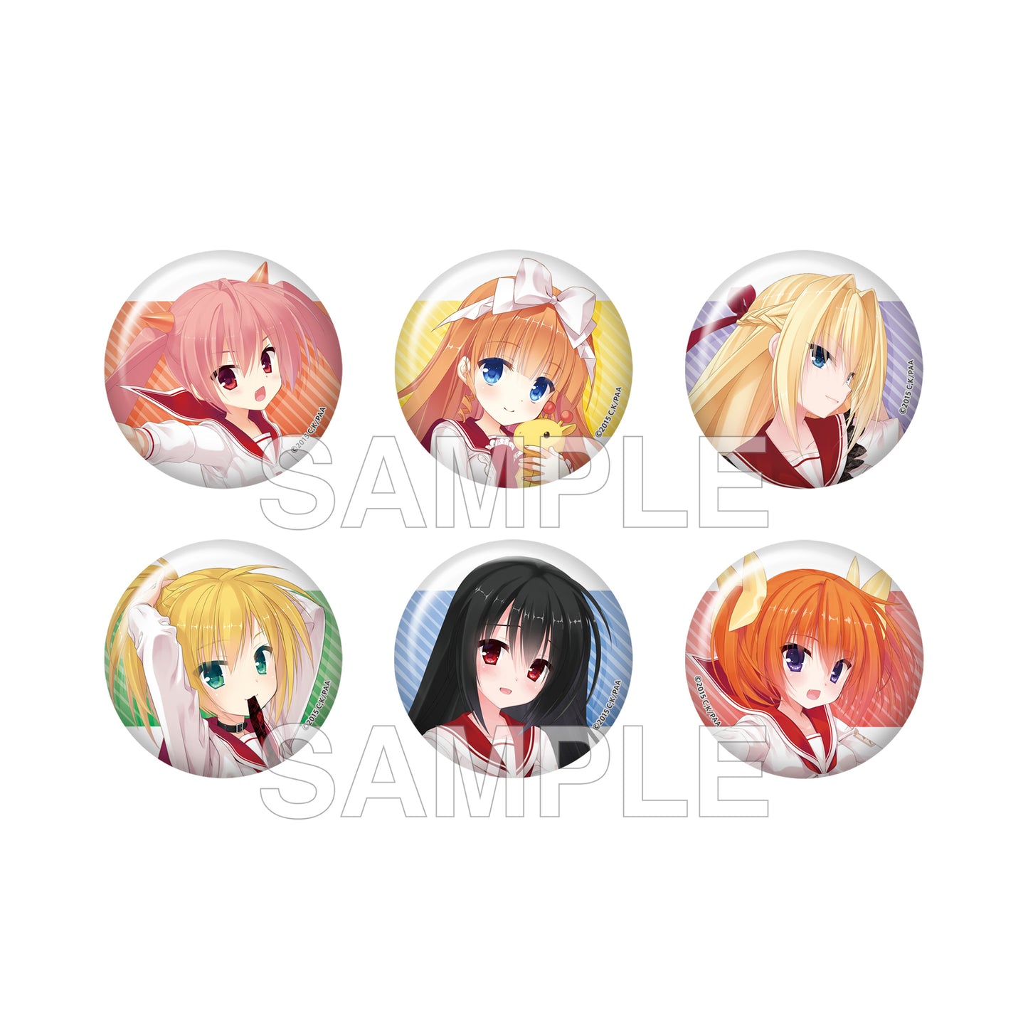 【Box/6】緋弾のアリアAA トレーディング缶バッジ シリーズアニメ化15周年記念Ver. B【予約商品】