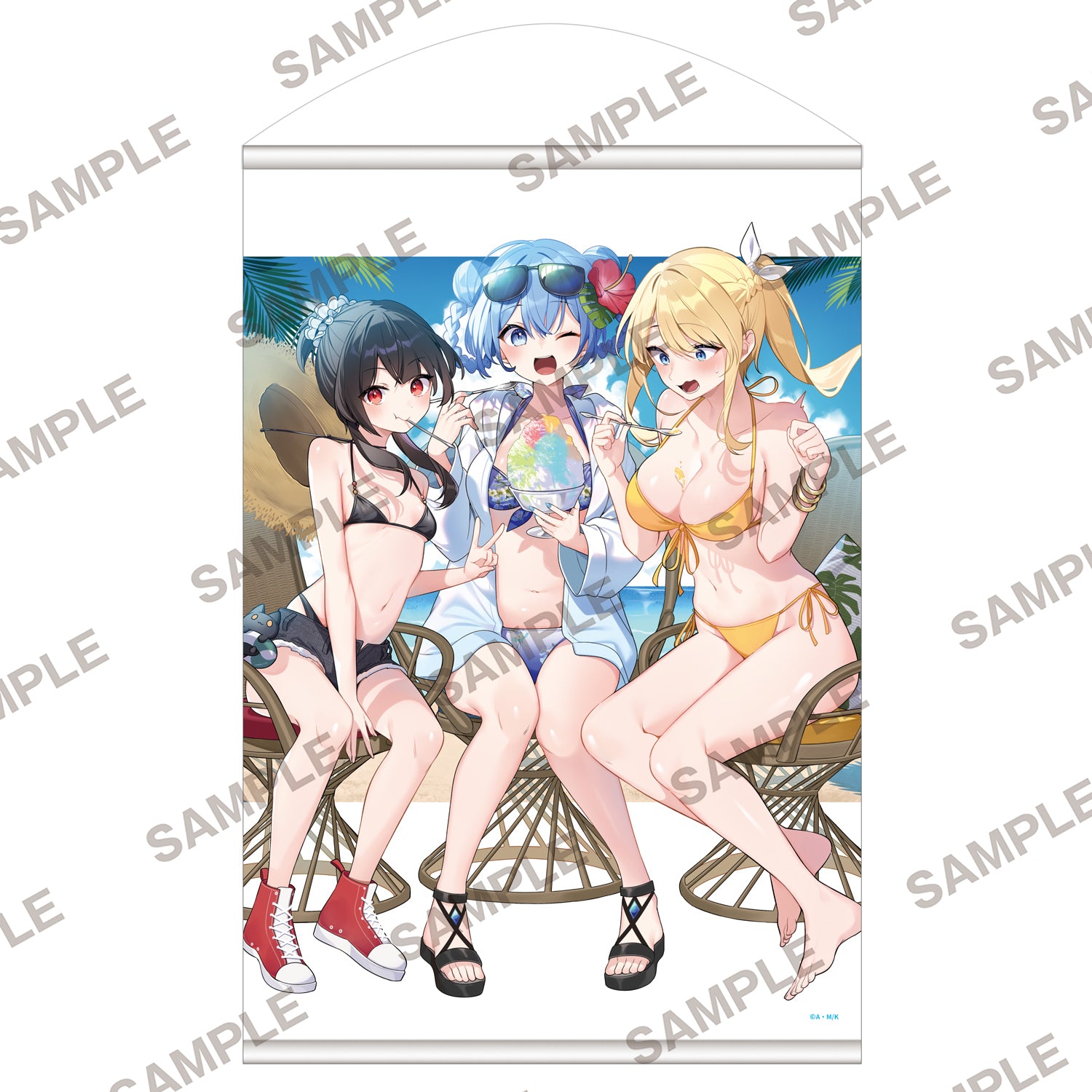 この素晴らしい世界に祝福を! 描き下ろしB2タペストリー アクア&めぐみ