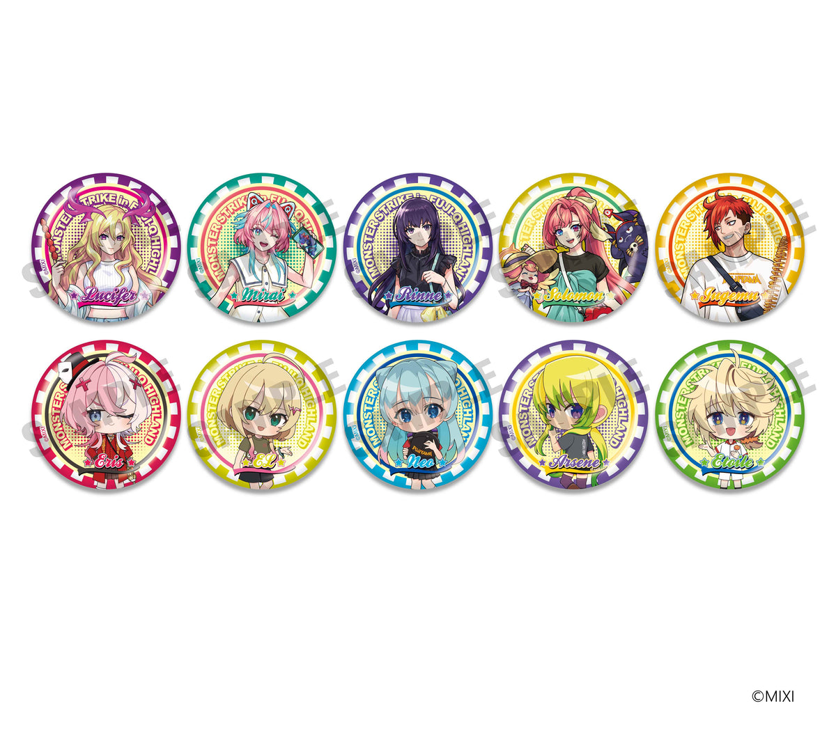 【Box/10】モンスターストライク きらきら缶バッジコレクション 富士急ハイランドVer.【予約商品】