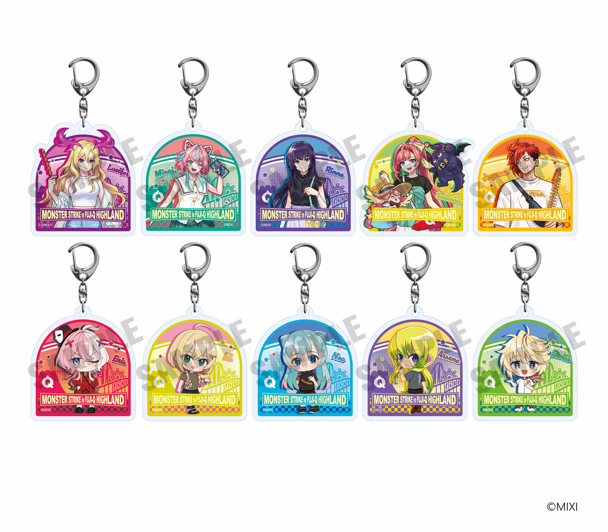 【Box/10】モンスターストライク アクリルキーホルダーコレクション 富士急ハイランドVer.【予約商品】