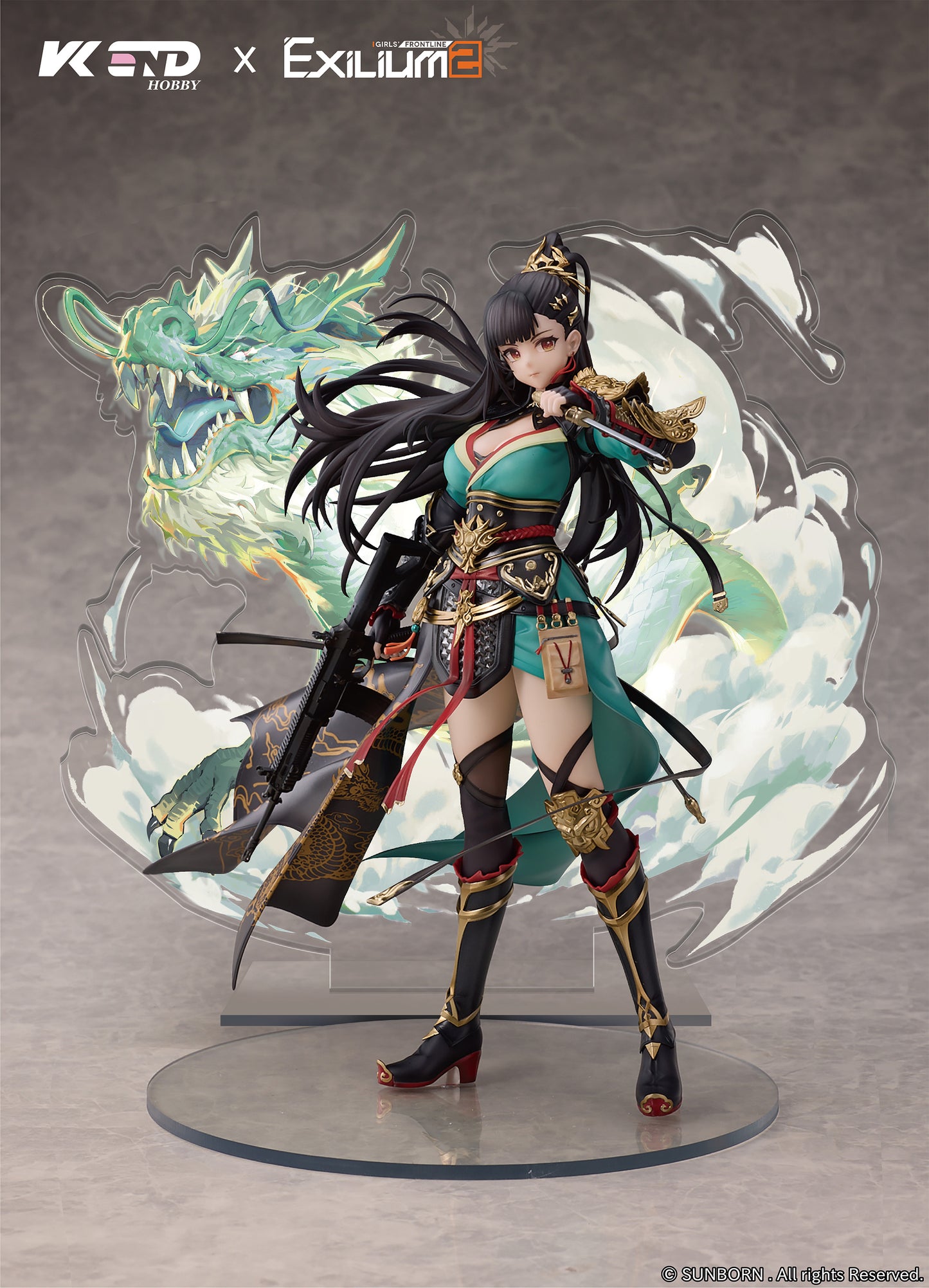 VKEND ドールズフロントライン2:エクシリウム 瓊玖 - 義薄雲天 1/6 スケールフィギュア【予約商品】