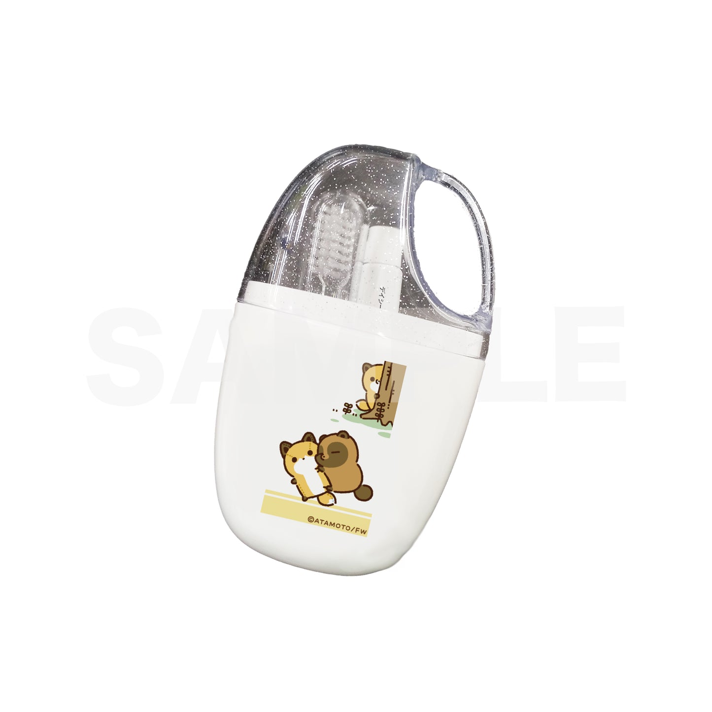 タヌキとキツネ 歯ブラシコップセット 01 タヌキ&キツネ(Childhood Memories)【お取り寄せ商品】