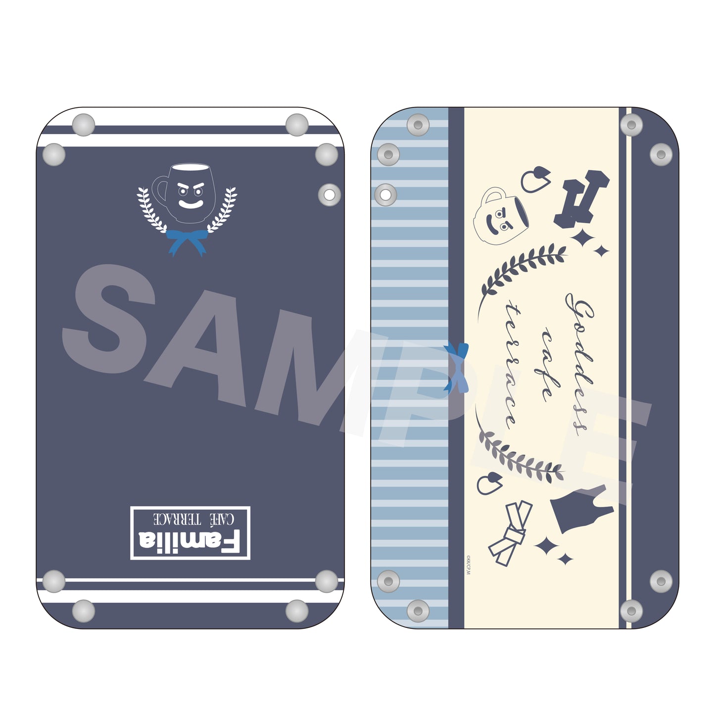 女神のカフェテラス 2wayマスクケース 02 鶴河秋水【お取り寄せ商品】