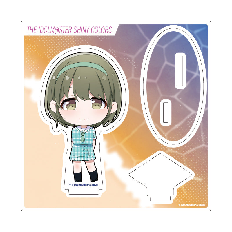 アクリルスタンドプレート アイドルマスター シャイニーカラーズ 10 七草にちか セーラー風アイドル衣装Ver.(ミニキャライラスト)【予約商品】