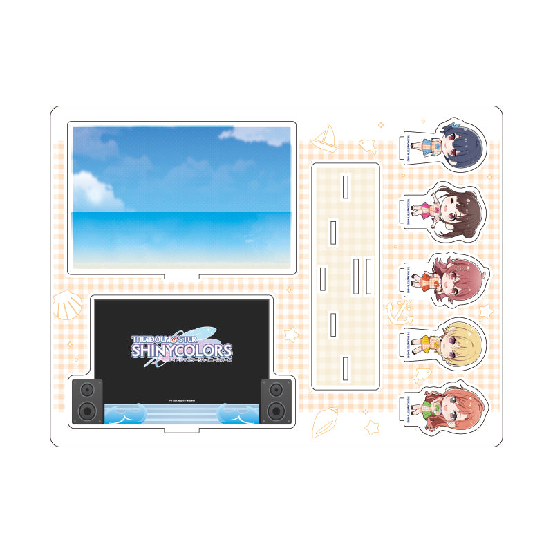 アクリルジオラマ アイドルマスター シャイニーカラーズ 03 283プロ 放課後クライマックスガールズ セーラー風アイドル衣装Ver.(ミニキャライラスト)【予約商品】