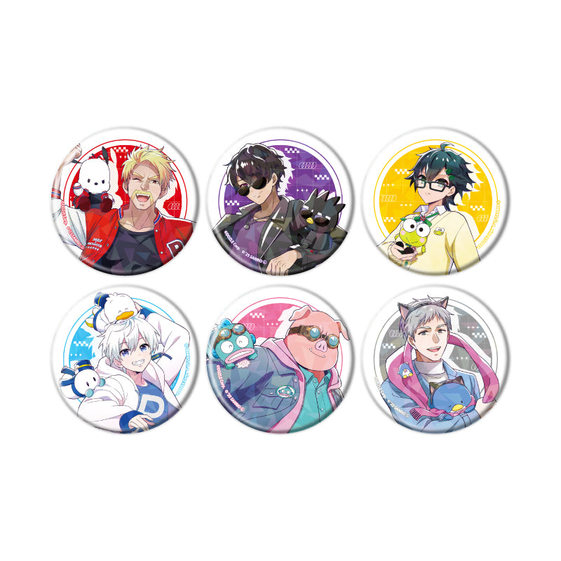 【Box/6】ホログラム缶バッジ(57mm) ドズル社×はぴだんぶい 01 コラボイラスト【予約商品】