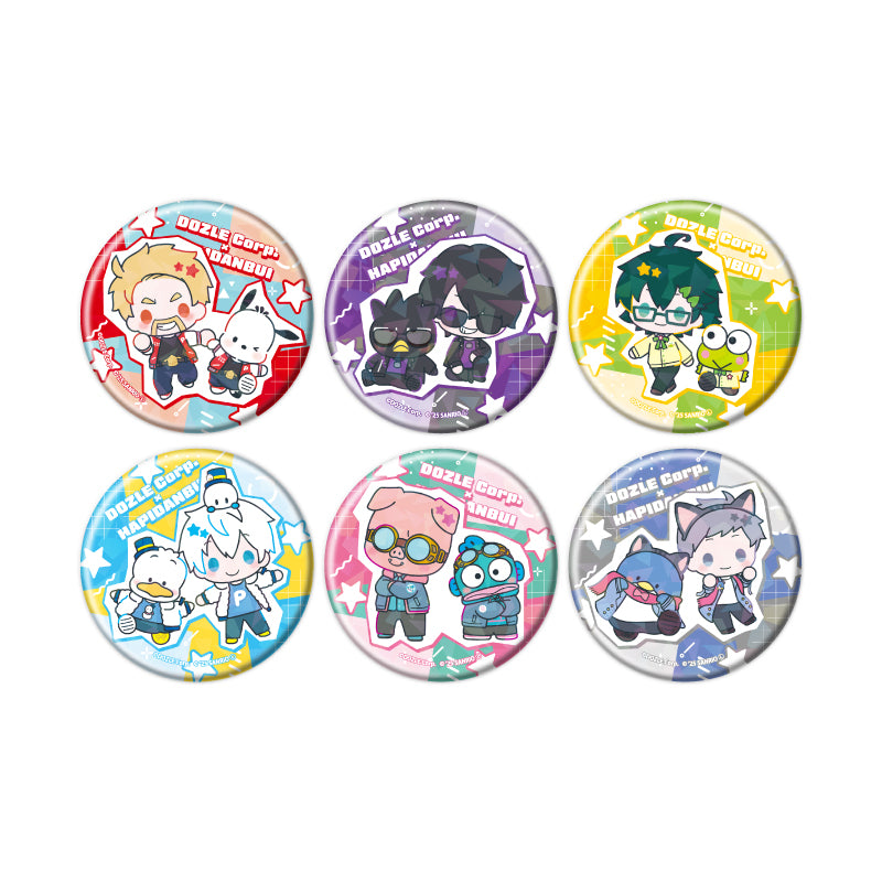 Box/6】ホログラム缶バッジ(57mm) ドズル社×はぴだんぶい 02 コラボ