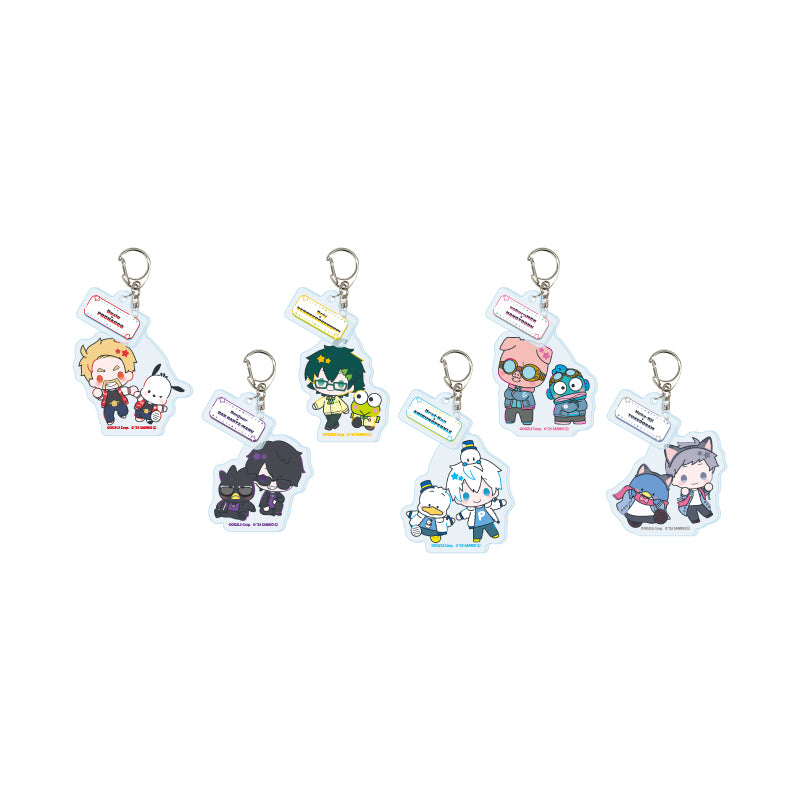 【Box/6】パーツ付きアクリルキーホルダー ドズル社×はぴだんぶい 01 コラボイラスト【予約商品】
