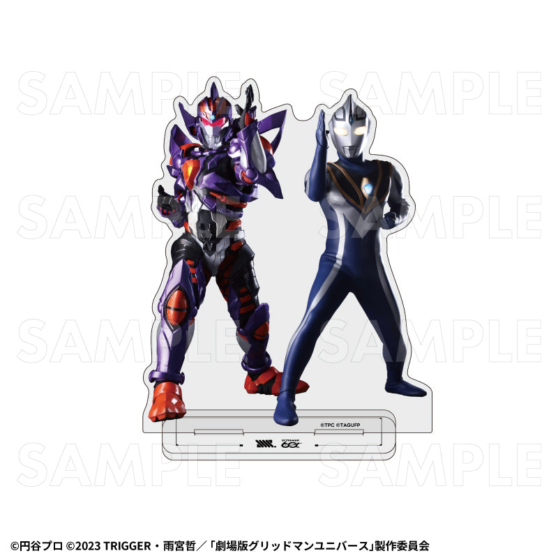 ULTRAMAN×GRIDMAN アクリルスタンド ウルトラマンアグル×グリッドナイト
