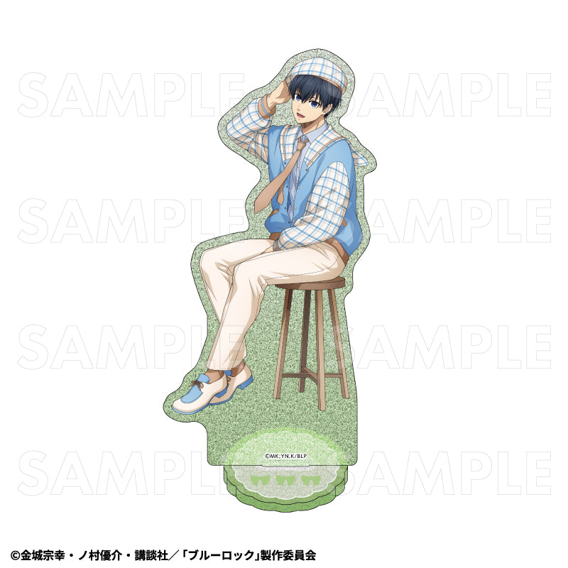 ブルーロック チェックセーラーStyle グリッターアクリルスタンド 潔世一【予約商品】