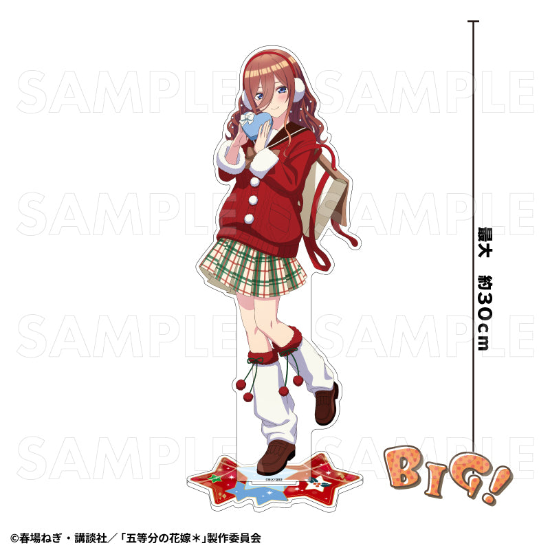 五等分の花嫁* ウインターMode & クリスマスMode 特大アクリルスタンド 中野三玖 クリスマスMode【予約商品】
