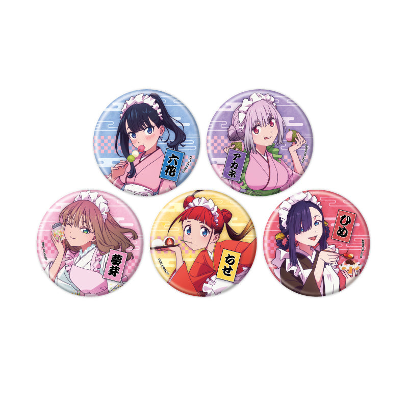 Box/5】グリッドマン ユニバース 缶バッジ 19 和菓子Ver.(描き