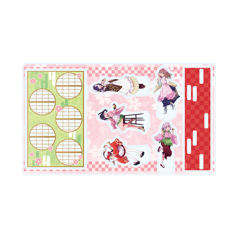 グリッドマン ユニバース プレミアムアクリルジオラマプレート 04 整列デザイン 和菓子Ver.(描き下ろしイラスト)【予約商品】