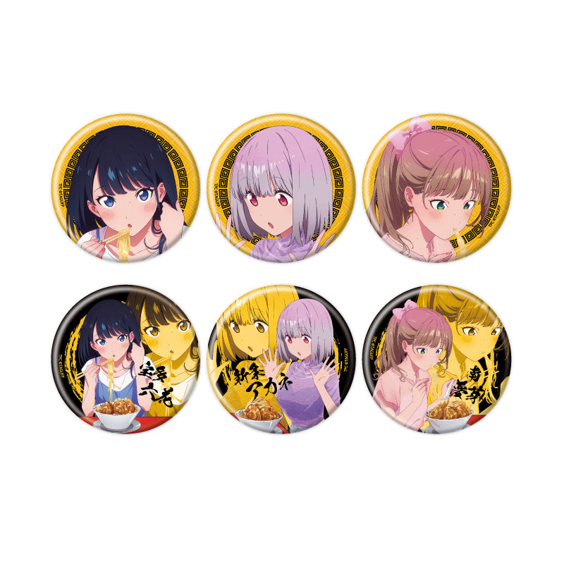 【Box/6】グリッドマン ユニバース 缶バッジ 25 ラーメンVer.(描き下ろしイラスト)【予約商品】