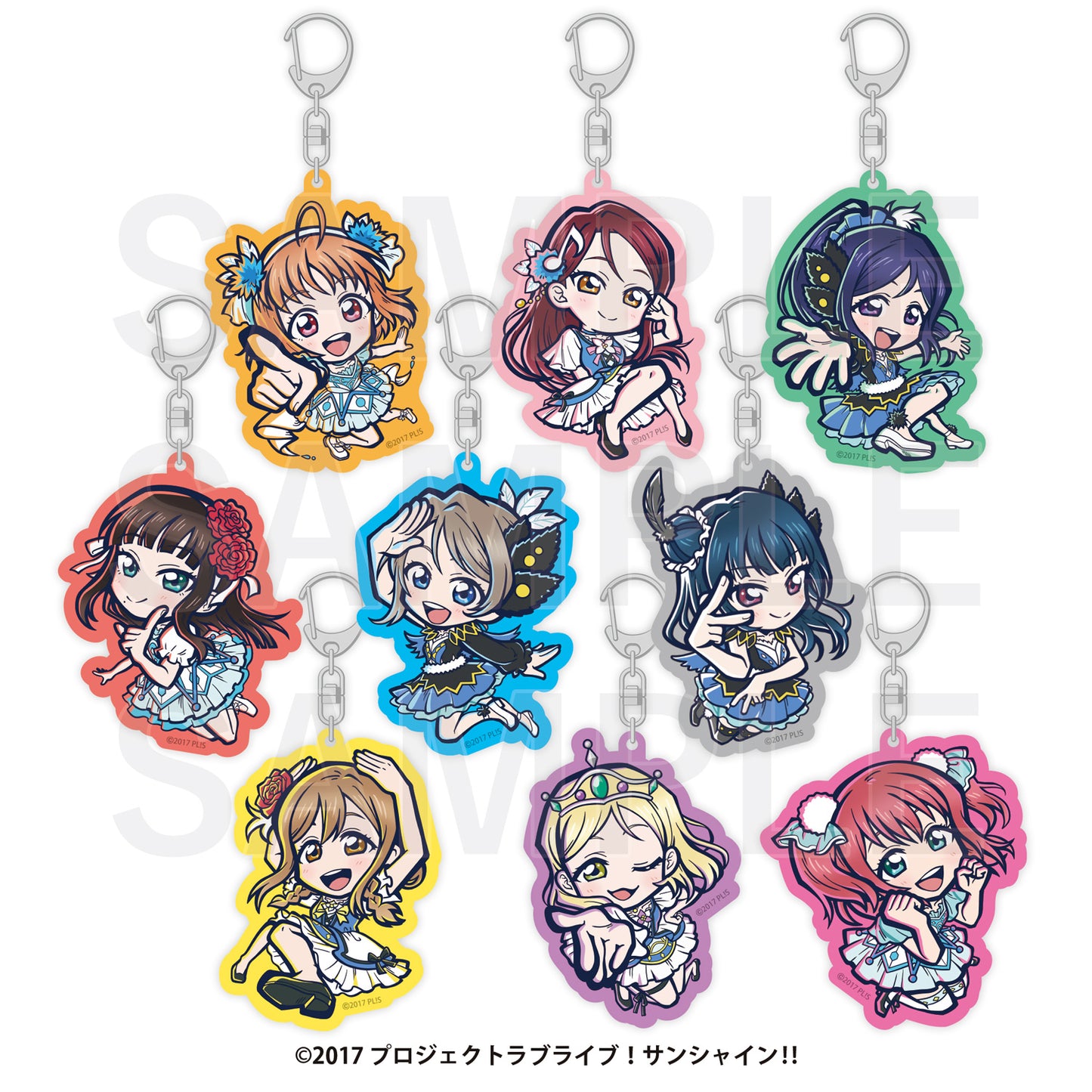 【Box/9】ラブライブ!サンシャイン!! イートゥーン トレーディングアクリルキーホルダー【予約商品】