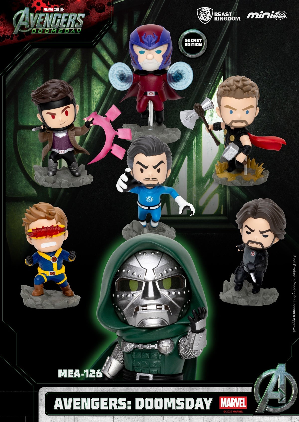 【Box/6】MEA-126 アベンジャーズ:ドゥームズデイ ブラインドボックスセット(6個入り)【予約商品】