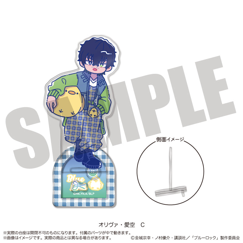 ブルーロック アクリルスタンド にゅーとろ オリヴァ・愛空バースデー C【予約商品】