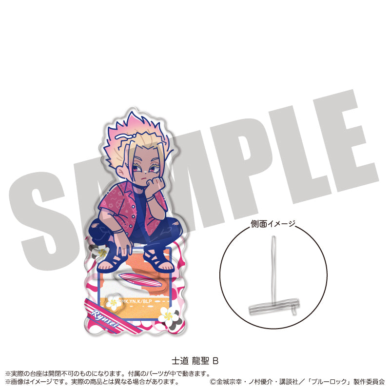 ブルーロック アクリルスタンド にゅーとろ 士道龍聖バースデー B【予約商品】