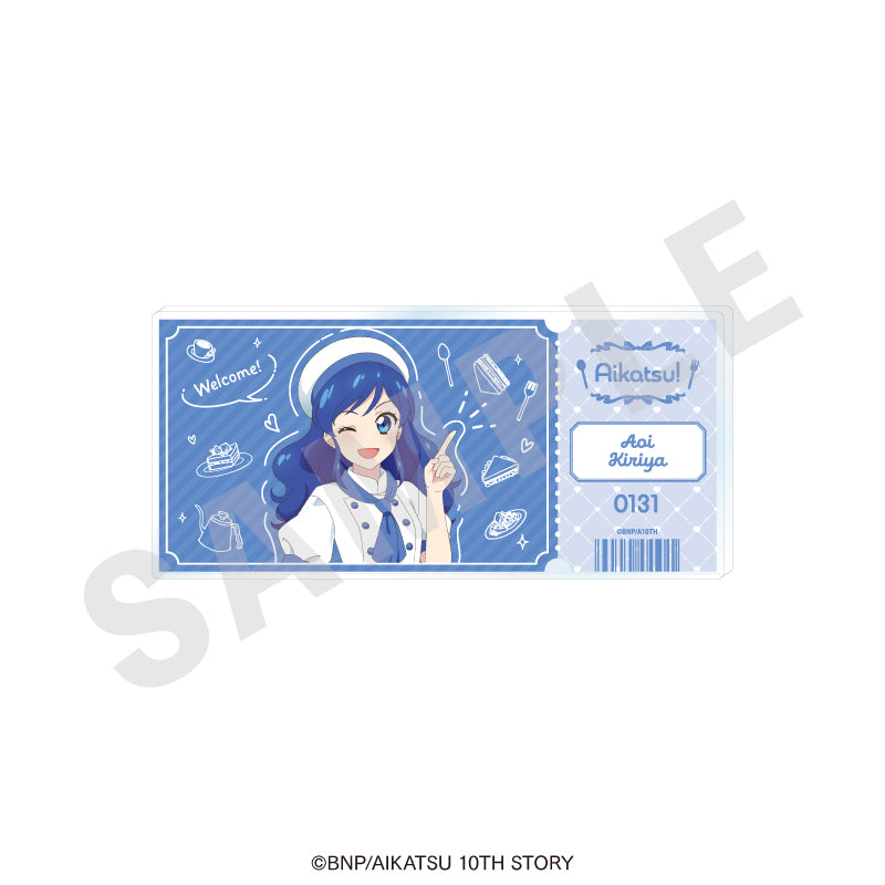 アイカツ! 10th STORY -未来へのSTARWAY- チケット風アクリルブロック アイカツ! 10th STORY -未来へのSTARWAY- チケット風アクリルブロック