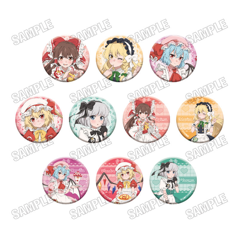 【Box/10】東方Project 描き下ろし缶バッジコレクション メイドVer.【予約商品】