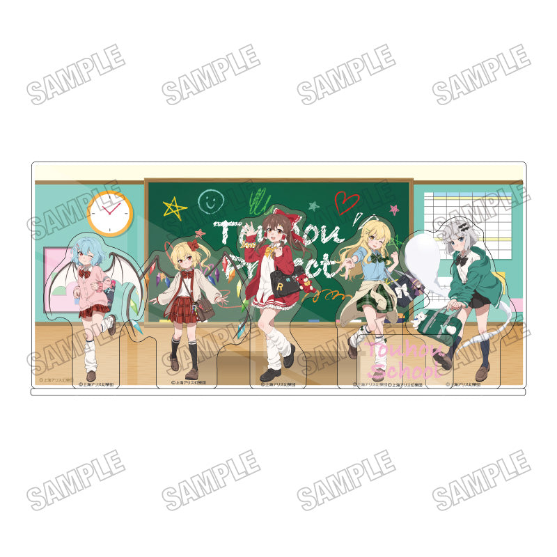 東方Project 描き下ろしアクリルジオラマ 制服Ver.【予約商品】