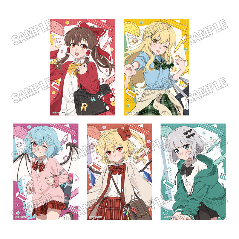 東方Project 描き下ろしイラストカードセット 制服Ver.【予約商品】
