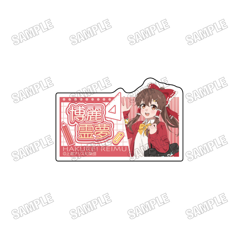 東方Project 描き下ろしアクリルバッジ 制服Ver. 1 博麗霊夢【予約商品】