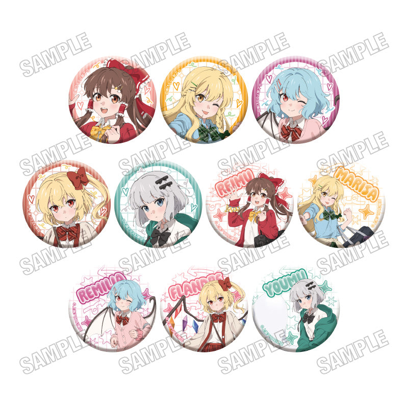 Box/10】東方Project 描き下ろし缶バッジコレクション 制服Ver.【予約