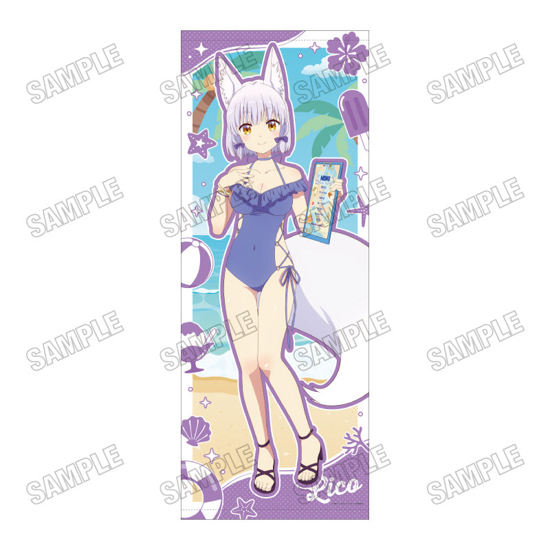 まちカドまぞく 2丁目 描き下ろし特大タペストリー 海の家 あすらVer. 5 リコ【予約商品】