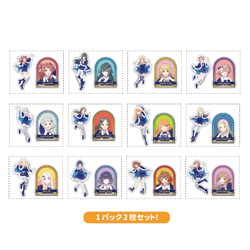 Box/12】学園アイドルマスター トレーディングダイカットステッカー 初