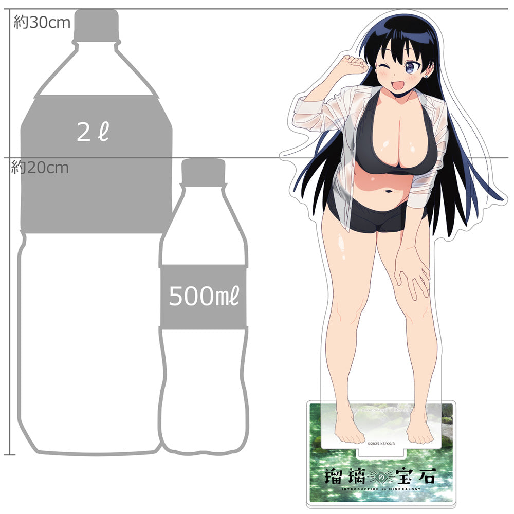 瑠璃の宝石 描き下ろし特大アクリルスタンド 荒砥凪/水遊び【再販】【予約商品】