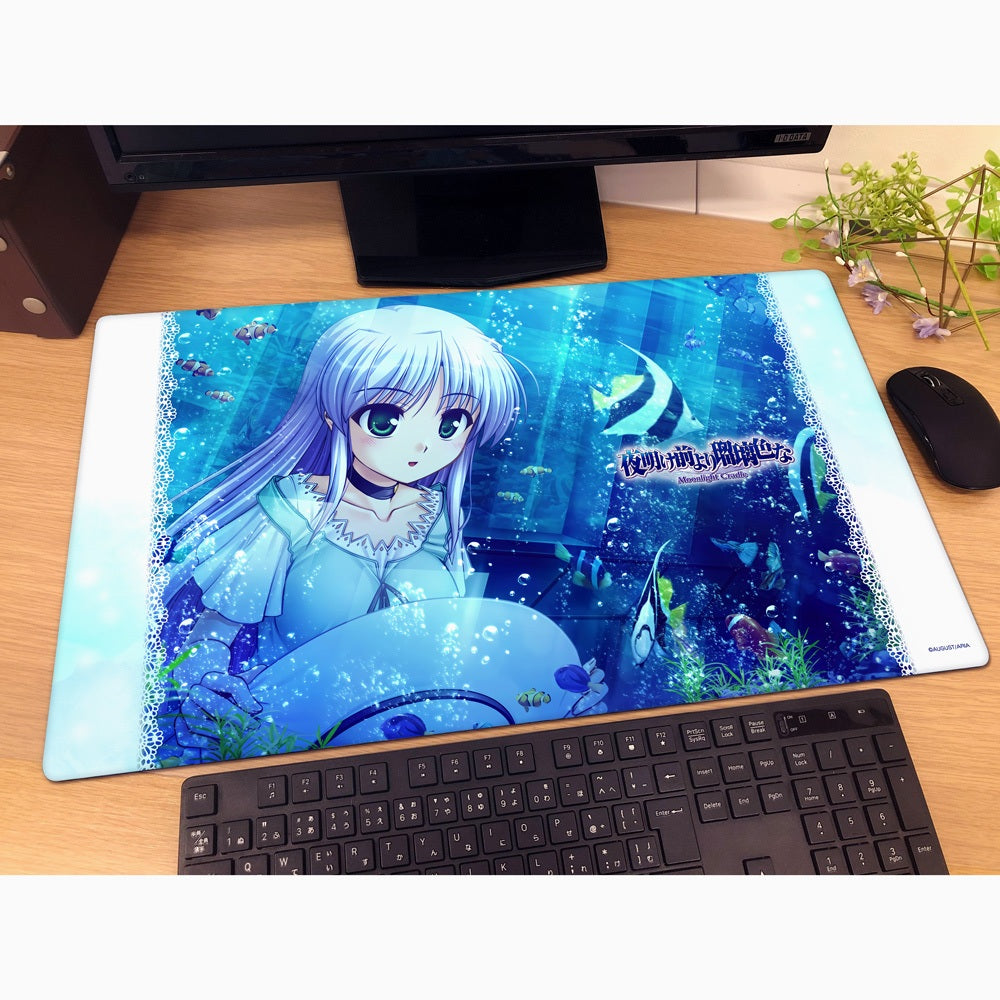 夜明け前より瑠璃色な ラバーマット フィーナ・ファム・アーシュライト/水族館【予約商品】