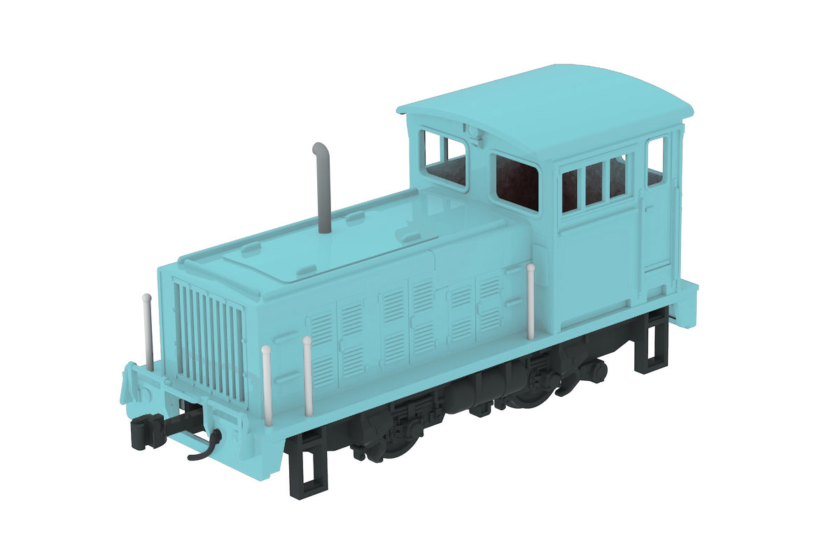 1/80スケール プラスチックキット 小型機関車(L型ブルー)【予約商品】