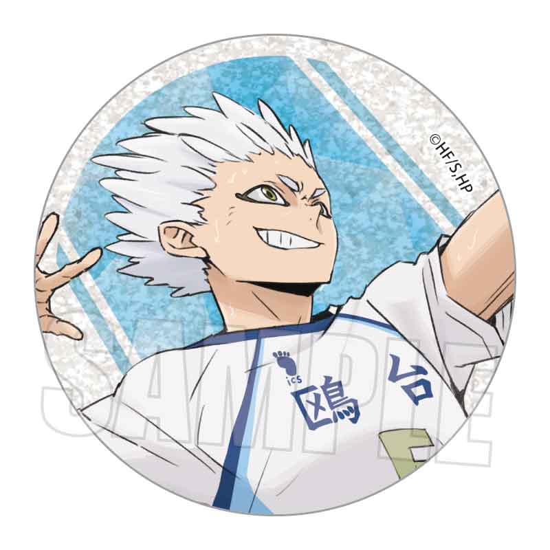 【Box/8】トレーディンググリッター缶バッジ Part1 ハイキュー!!【予約商品】