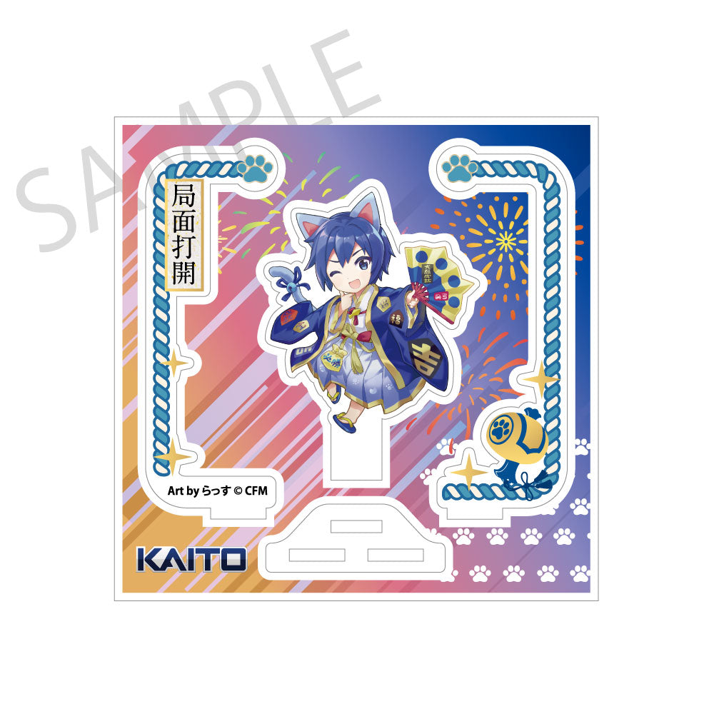 初音ミク×招き猫 アクリルスタンド KAITO Art by らっす【再販】【予約
