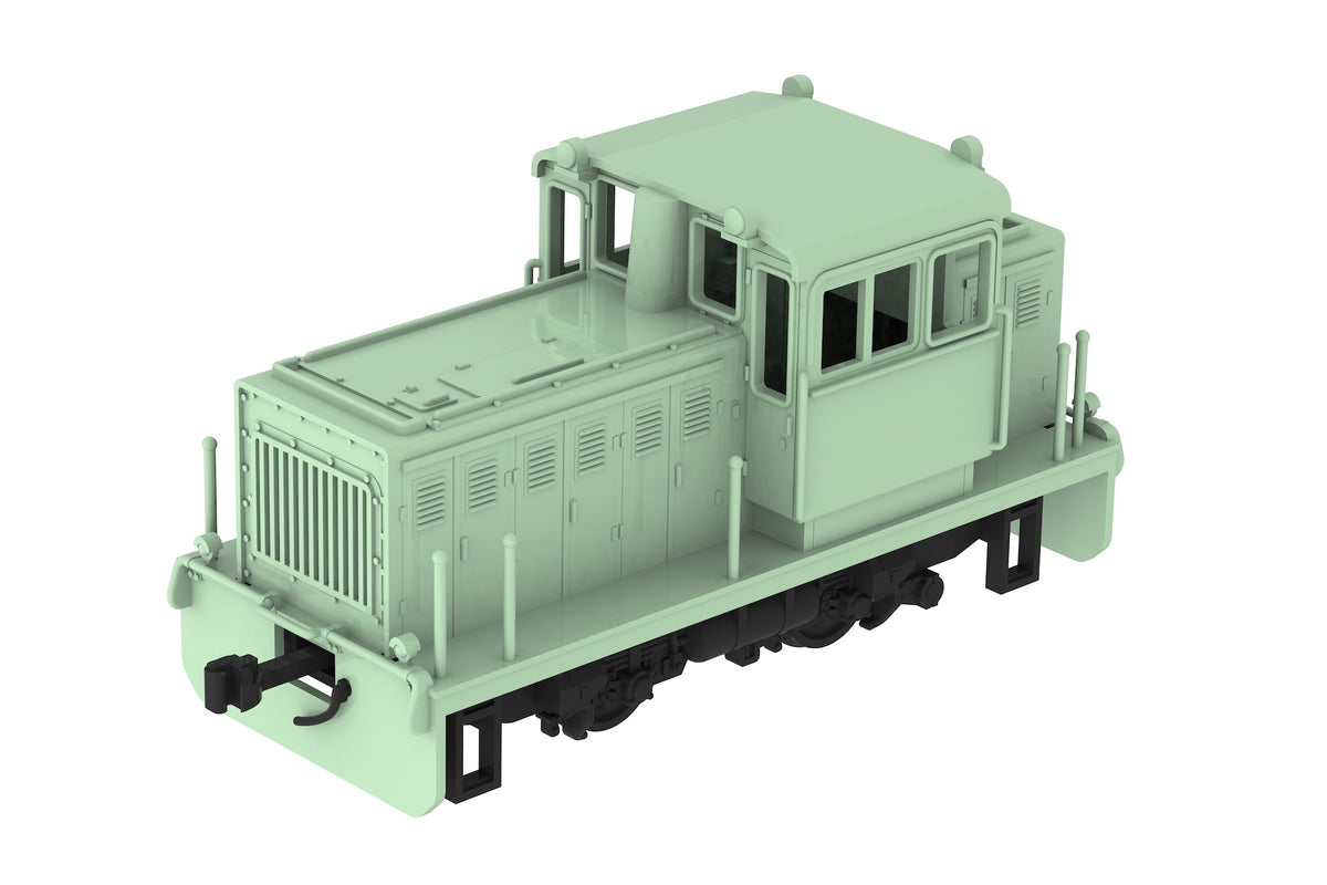 1/80スケール プラスチックキット 小型機関車(凸型グリーン)【予約商品】