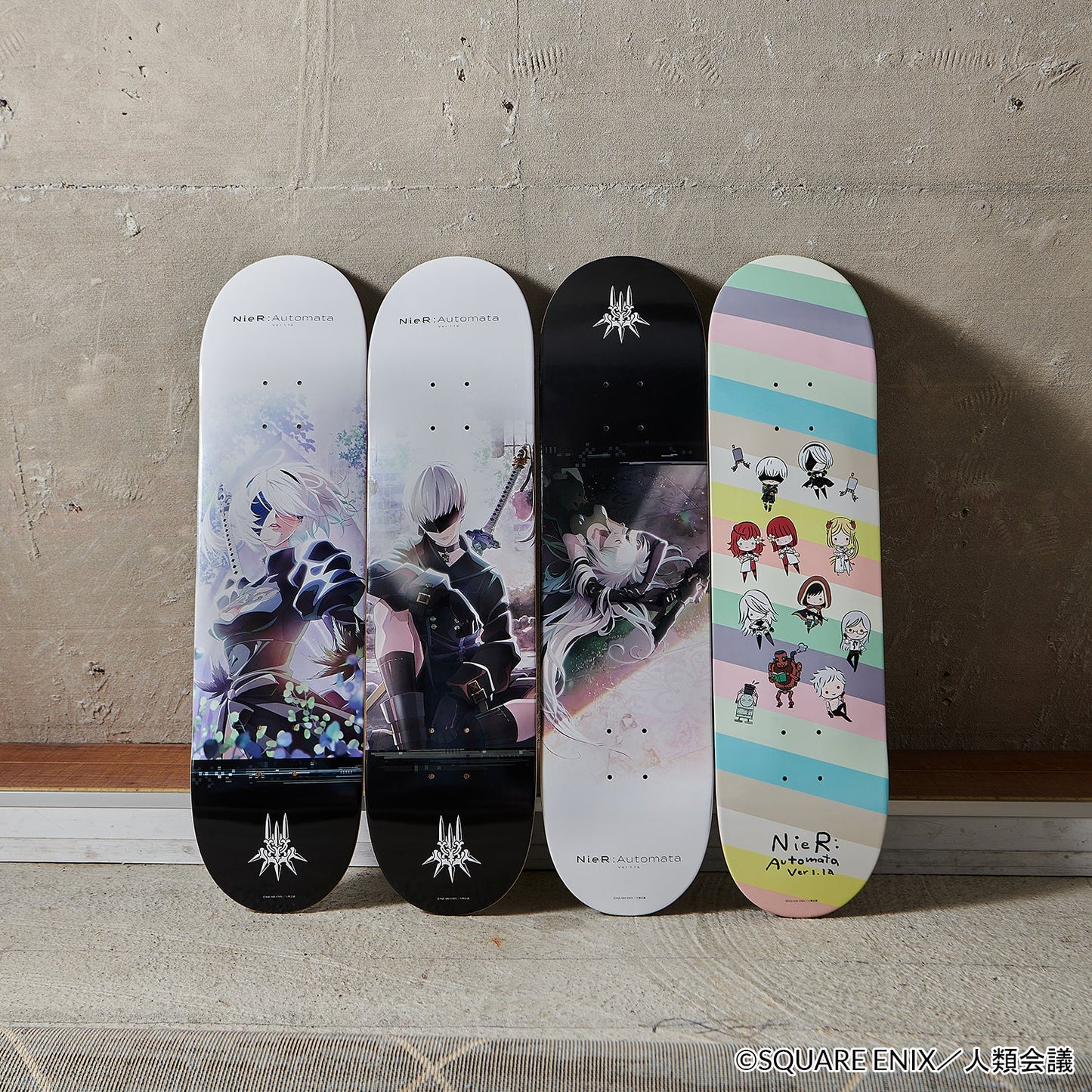 『NieR:Automata Ver1.1a』スケートボードデッキ(デフォルメキャラクター)